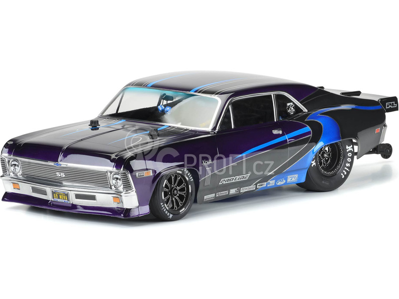 Pro-Line karosérie 1:10 Chevrolet Nova 1969 čirá (Drag Car)