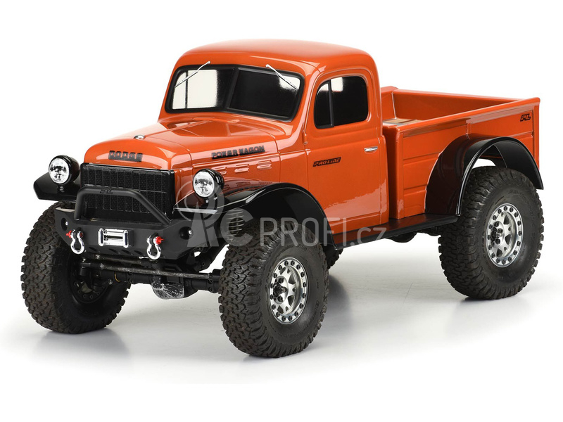 Pro-Line karosérie 1:10 Dodge Power Wagon 1946 čirá (Crawler 313mm)