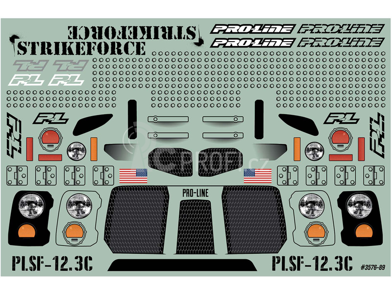 Pro-Line karosérie 1:10 Strikeforce (Crawler 313mm)