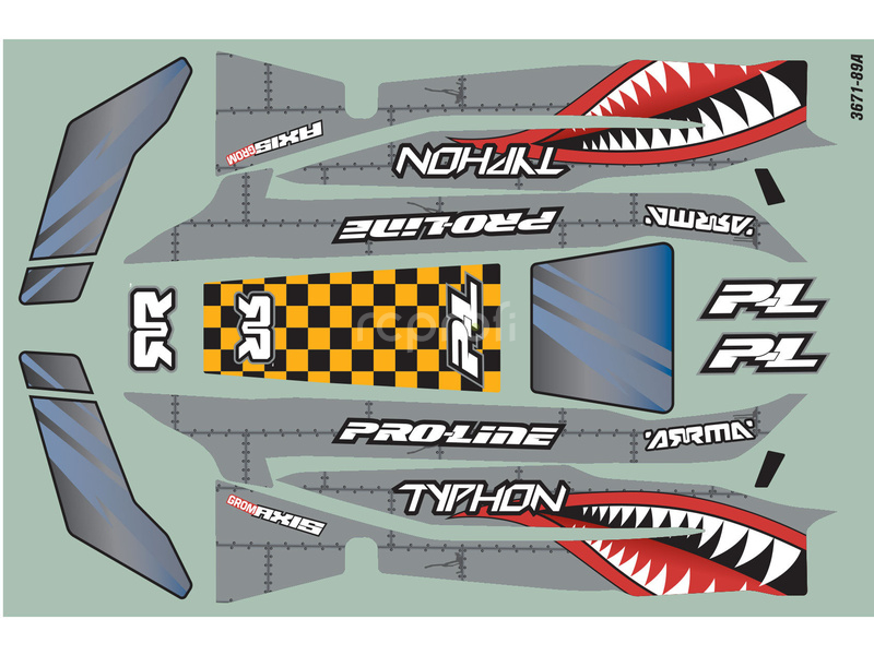 Pro-Line karosérie 1:14 Axis šedá: Typhon GROM