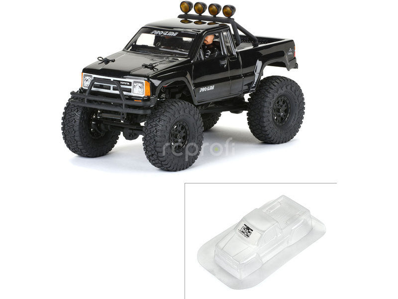 Pro-Line karosérie 1985 Toyota HiLux SR5 čirá: SCX24