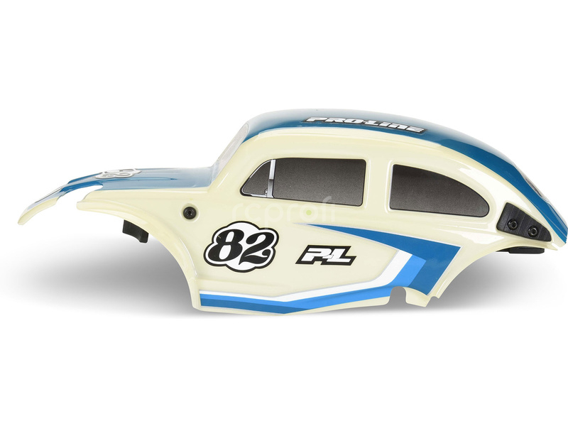 Pro-Line karosérie Class 1 VW brouk modrá, kola Chrome Diablo 12mm s pneu Flat Iron: Arrma Typhon Grom