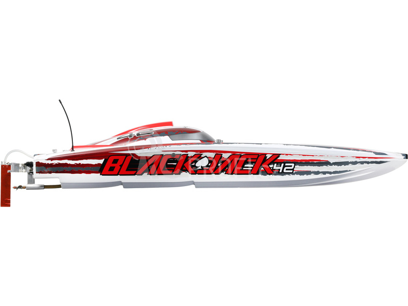 RC loď Proboat Blackjack 42, červená