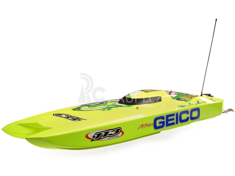 RC loď Proboat Miss GEICO Zelos 36