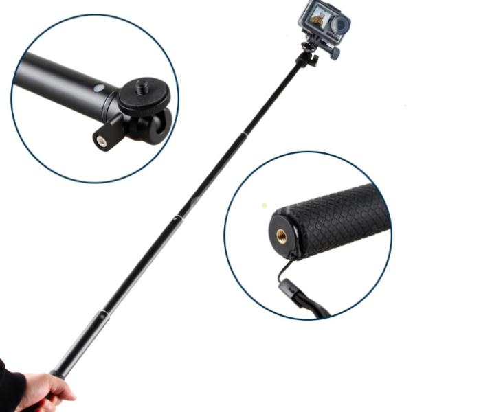 Prodlužovací selfie tyč z slitina hliníku 93cm (vč adaptéru)