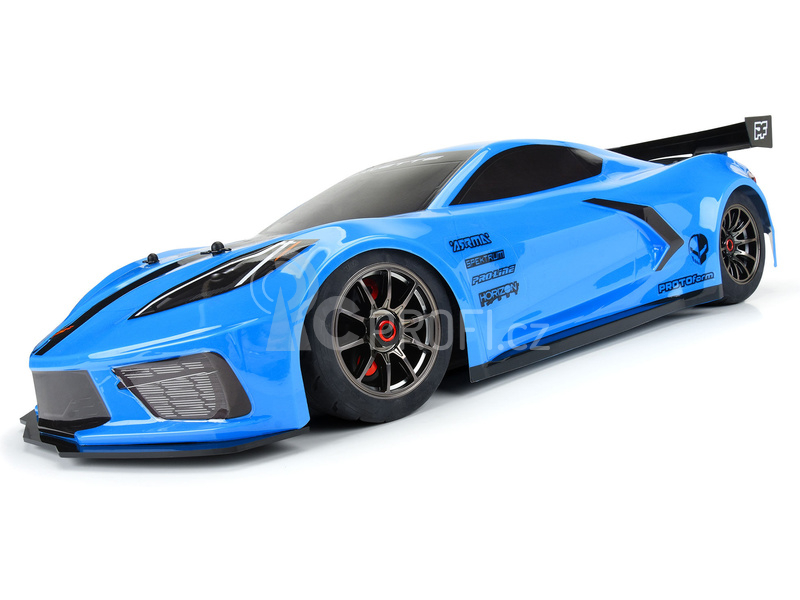 PROTOform karosérie 1:7 Chevrolet Corvette C8 modrá: Arrma Felony