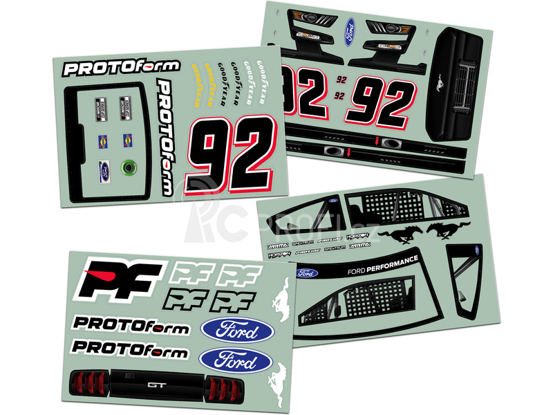PROTOform karosérie 1:7 NASCAR Cup Series Ford Mustang 2022 nenabarvená: Infraction 6S