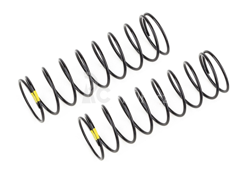 Pružiny zadní olejových tlumičů 13mm, žluté, 2.3lb/in, L61, 9.5T, 1.2D
