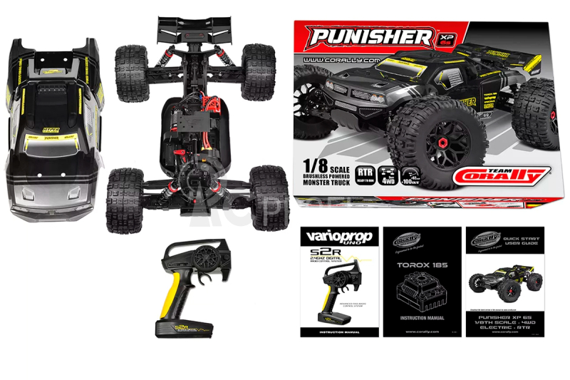 PUNISCHER XP 6S - 1/8 Monster Truck 4WD - RTR - Brushless Power