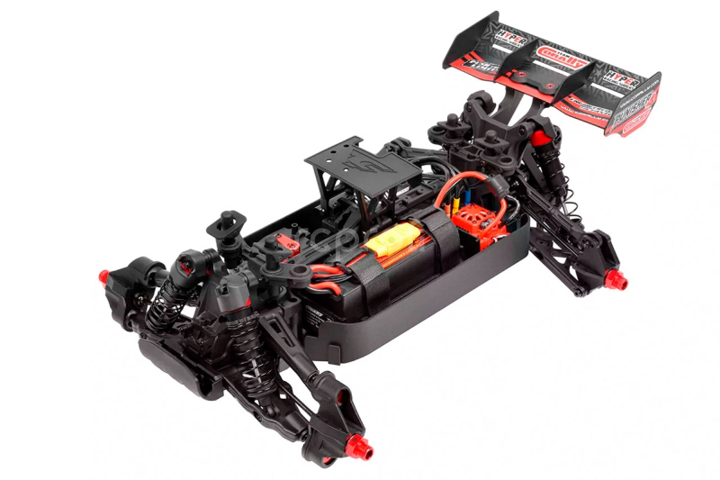 RC auto PUNISHER-4 Monster Truck 4WD 3-4S RTR, červená
