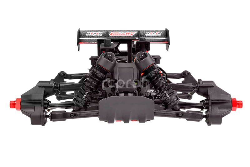 RC auto PUNISHER-4 Monster Truck 4WD 3-4S RTR, červená