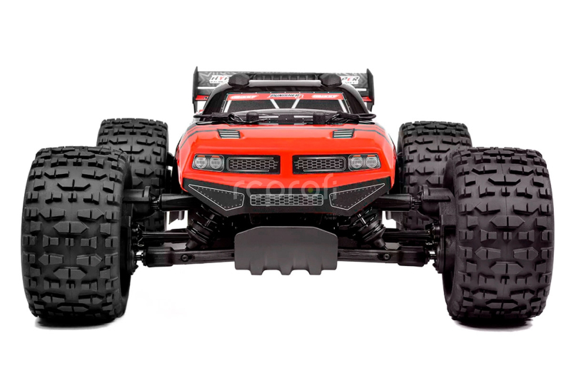 RC auto PUNISHER-4 Monster Truck 4WD 3-4S RTR, červená