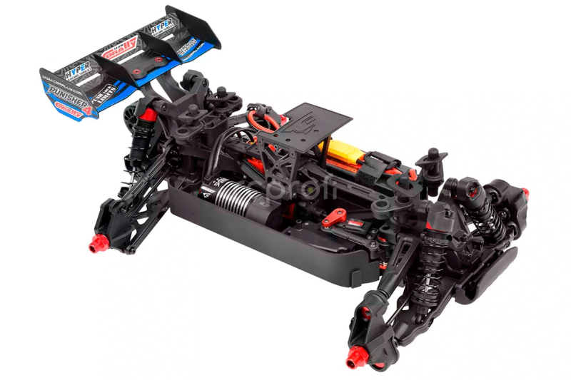 RC auto PUNISHER-4 Monster Truck 4WD 3-4S RTR, modrá