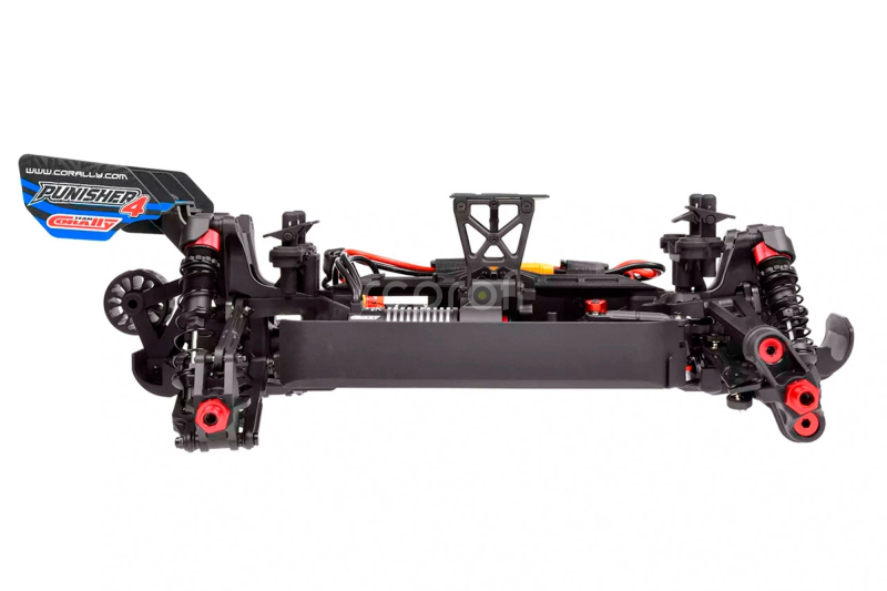 RC auto PUNISHER-4 Monster Truck 4WD 3-4S RTR, modrá