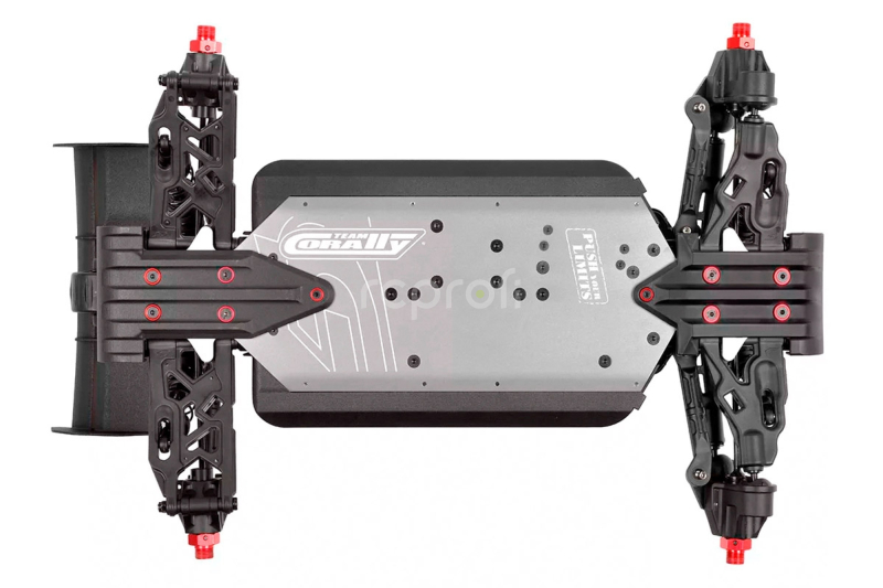 RC auto PUNISHER-4 Monster Truck 4WD 3-4S RTR, modrá