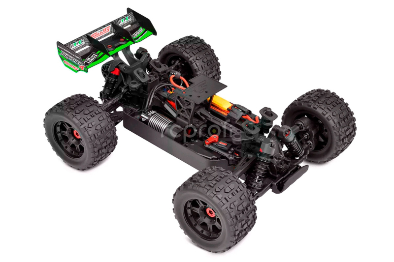 RC auto PUNISHER-4 Monster Truck 4WD 3-4S RTR, zelená