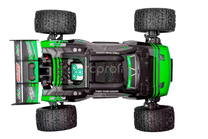 RC auto PUNISHER-4 Monster Truck 4WD 3-4S RTR, zelená
