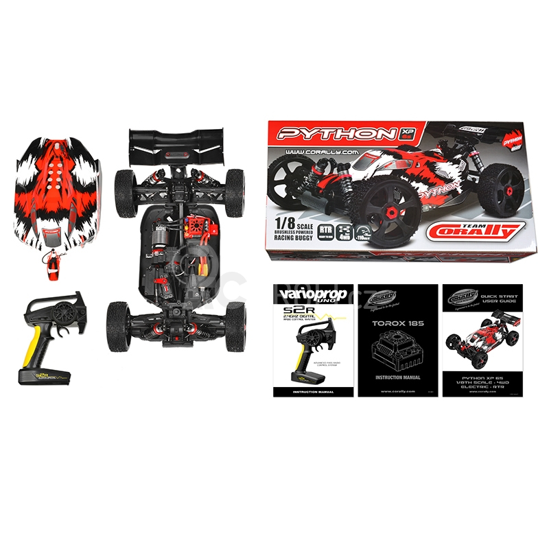 PYTHON XP 6S Model 2021 - 1/8 BUGGY 4WD - RTR - Brushless Power 6S