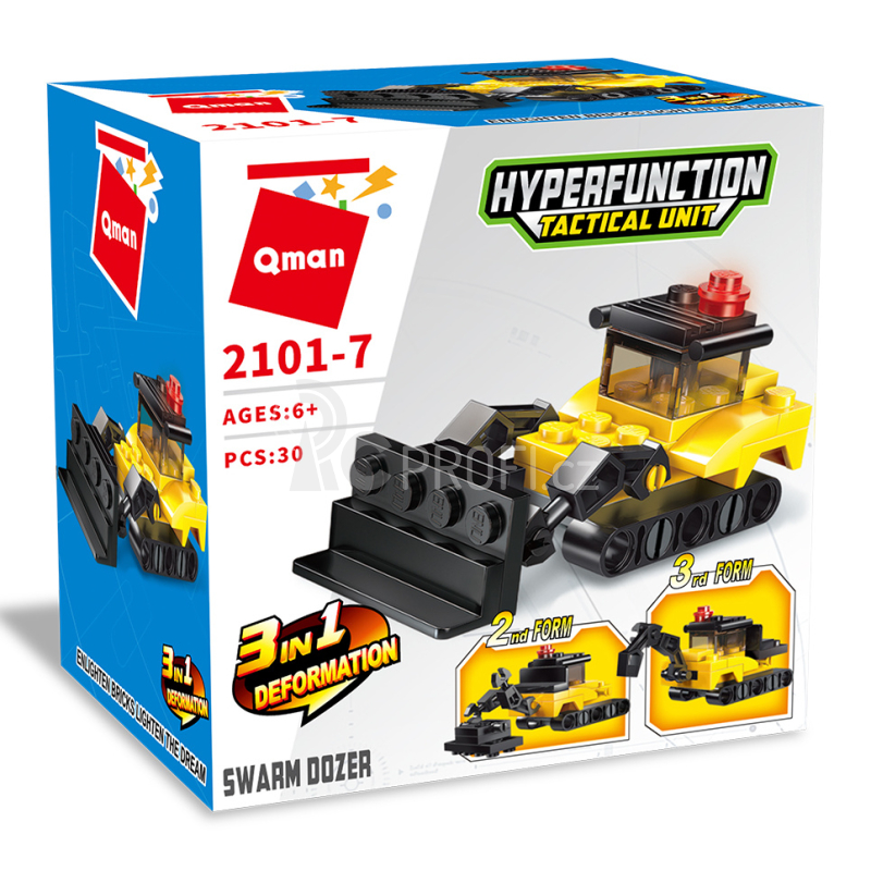 Qman Hyperfunction Tactical Unit 2101-7 Buldozer Swarm 3v1