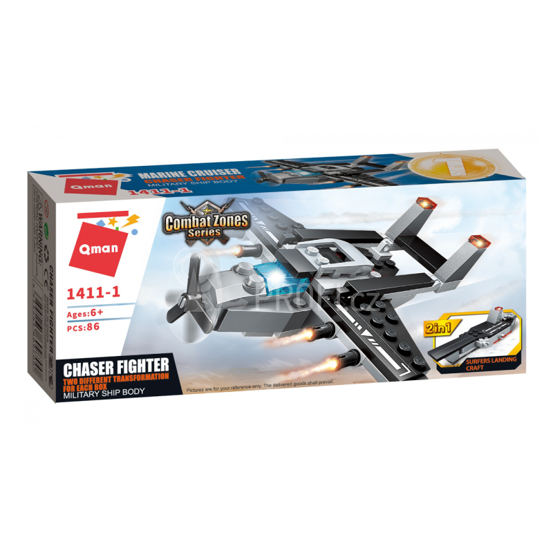 Qman Marine Cruiser 1411-1 Bojové letadlo Chaser 2v1