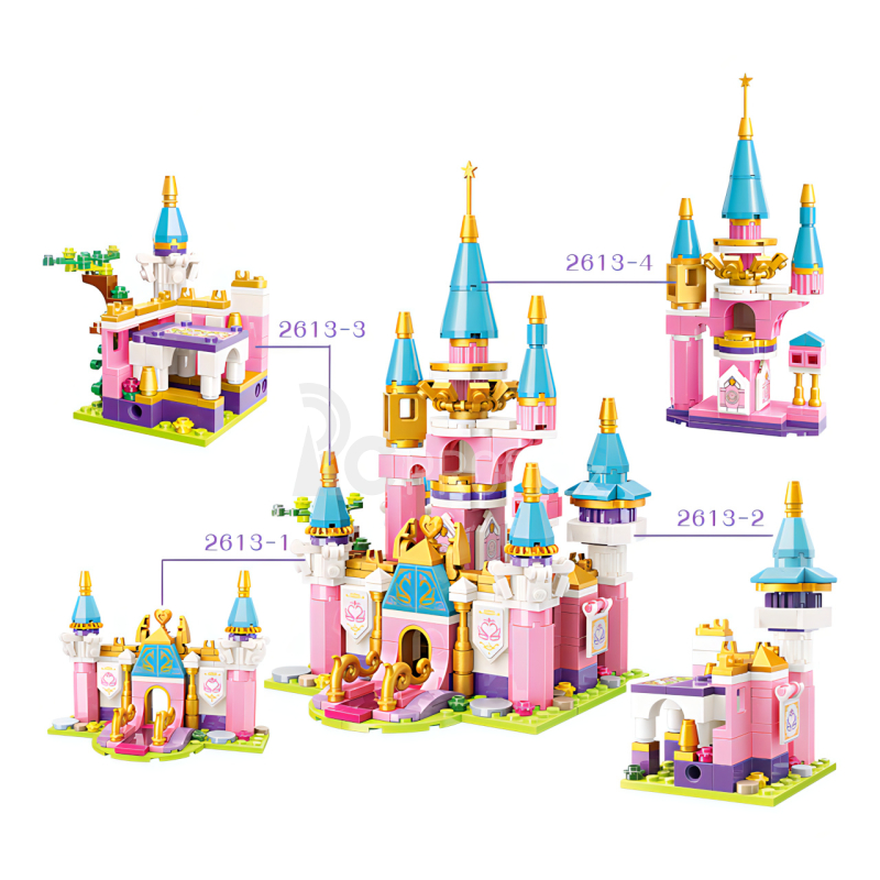 Qman Princess Leah 2613 Zámek 1 část