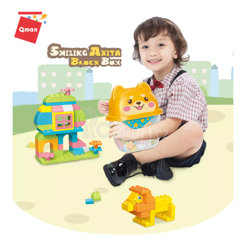 Qman První kostky 5502 Box s kostkami Akita
