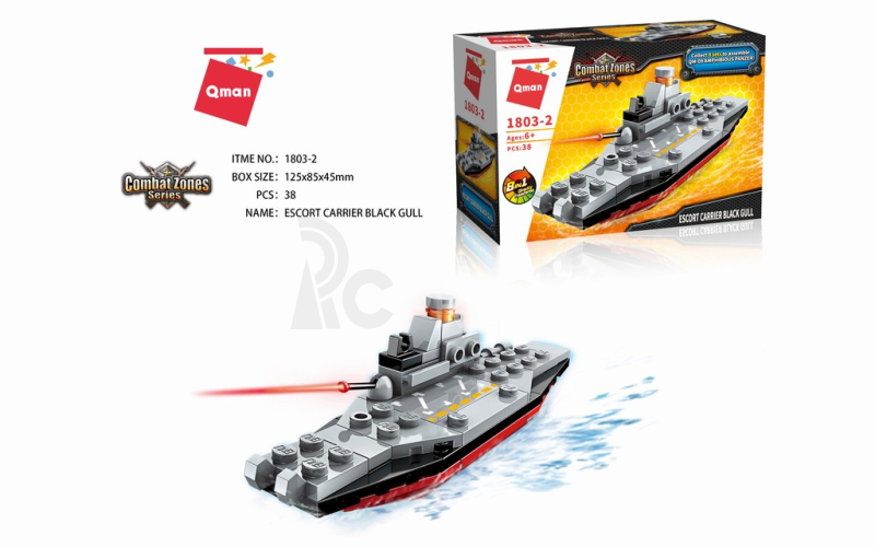Qman QM-09 Amphibious Panzer 1803-2 Nákladní loď Black Gull