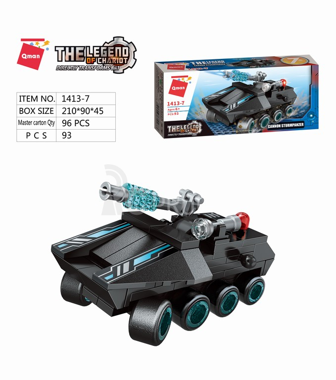 Qman Shadow Pulse Combat Vehicle 1413 sada 8v1