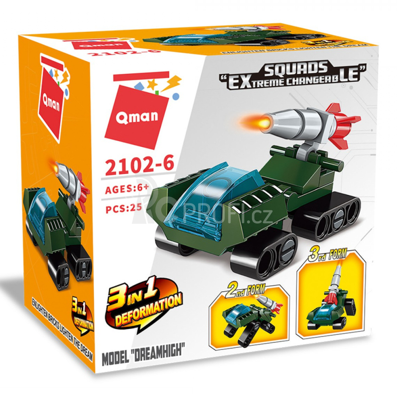 Qman Squros Extreme Changeable 2102-6 Model Dreamhigh 3v1