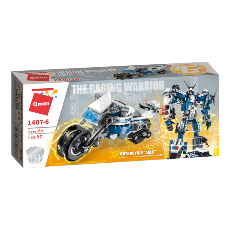 Qman The Raging Warrior 1407-6 Motorka Axes
