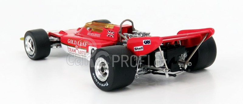 Quartzo Lotus F1  72c Team Lotus N 6 World Champion Winner French Gp 1970 Jochen Rindt 1:43 Červené Zlato