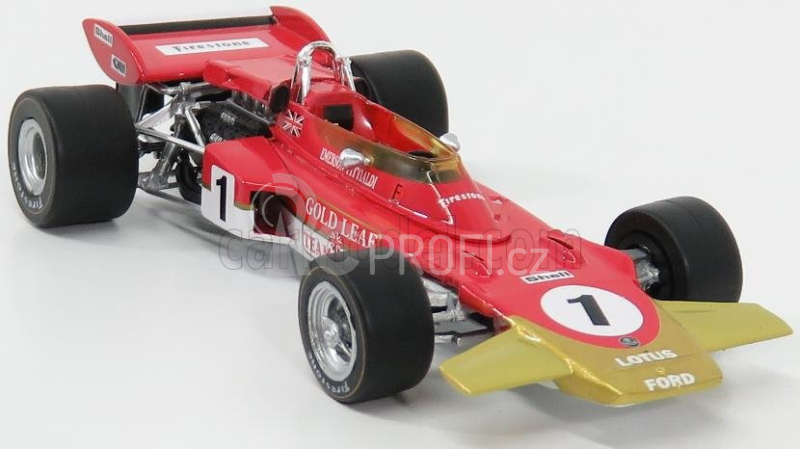 Quartzo Lotus F1  72d Team Lotus N 1 French Gp 1971 E.fittipaldi 1:43 Červené Zlato
