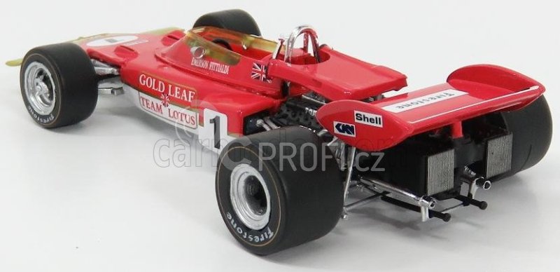 Quartzo Lotus F1  72d Team Lotus N 1 French Gp 1971 E.fittipaldi 1:43 Červené Zlato