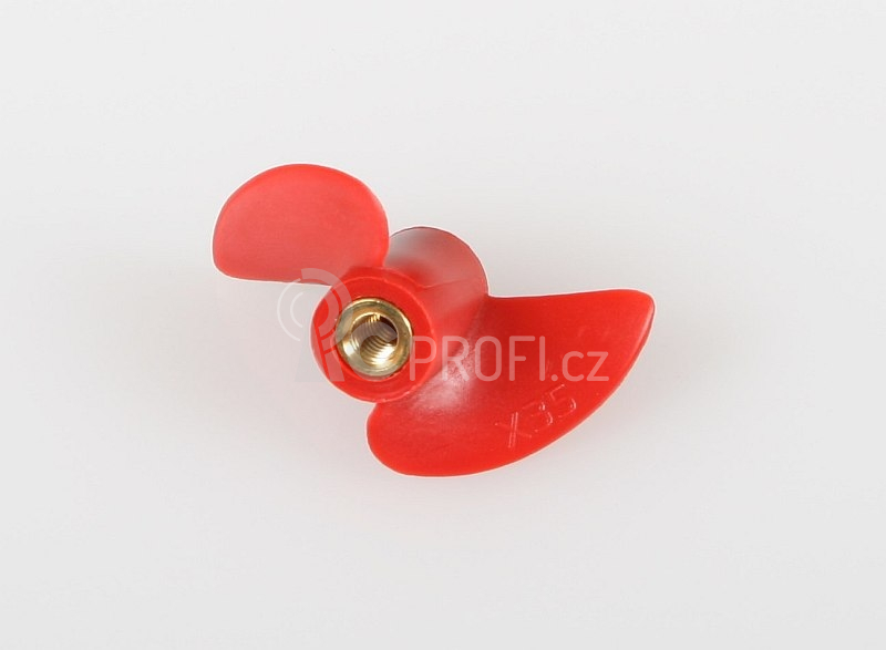 RA3019 Lodní šroub 35X/M4 RED Nylon 2L