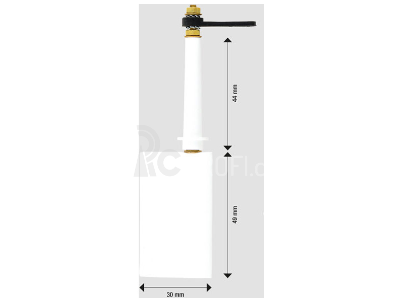 Raboesch kormidlo kompletní 30x49mm