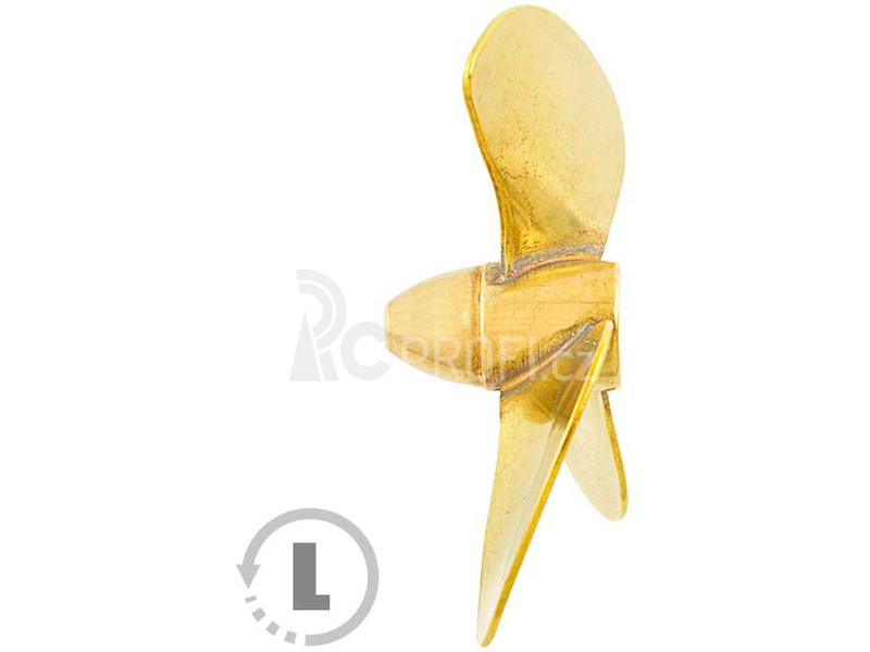 Raboesch lodní šroub tř.160 55mm M4 3-listý levý
