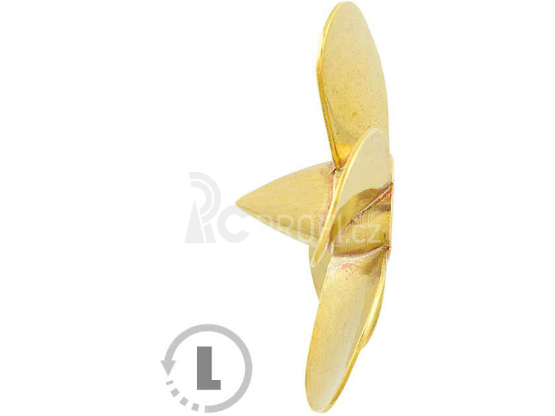 Raboesch lodní šroub tř.181 80mm M5 5-listý levý