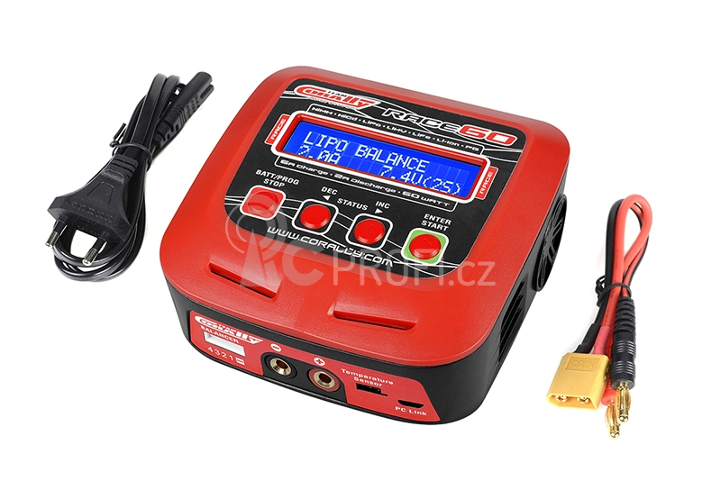 RACE 60 - AC/DC - 100W - LCD - 2-4 Li-Xx - 6-8 Ni-Xx