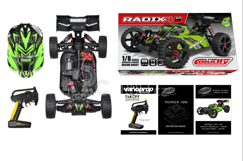 RADIX XP 4S Model 2021 - 1/8 BUGGY 4WD - RTR - Brushless Power 4S