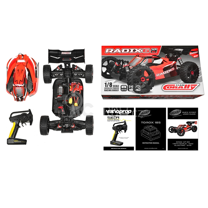 RADIX XP 6S Model 2021 - 1/8 BUGGY 4WD - RTR - Brushless Power 6S