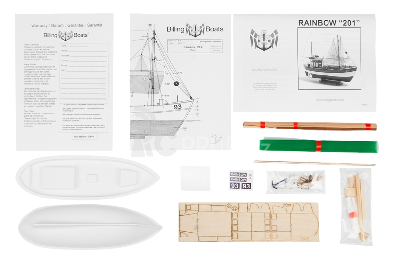 Rainbow rybářský kutr 1:60