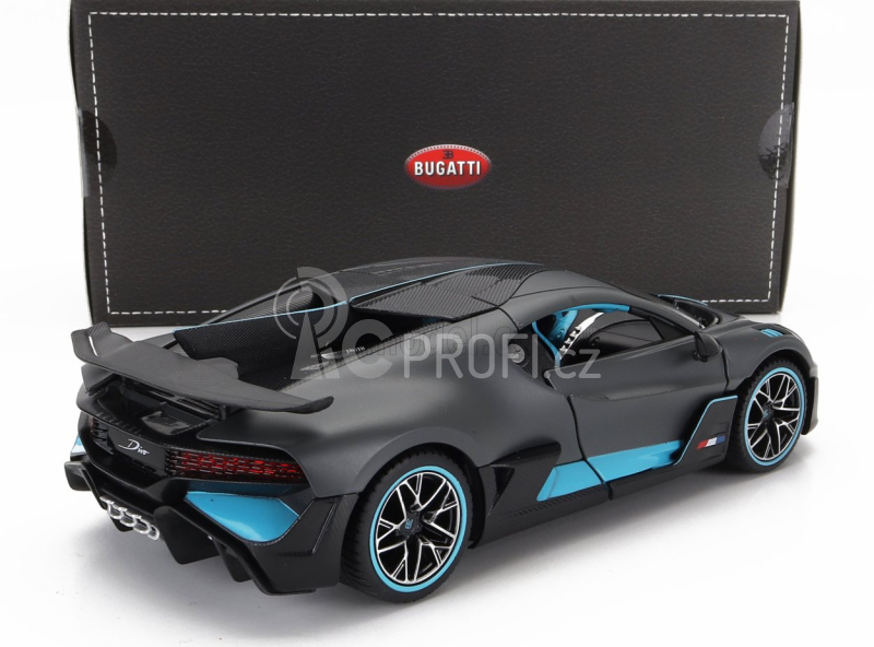 Rastar Bugatti Divo 2018 1:24 Šedá Světle Modrá
