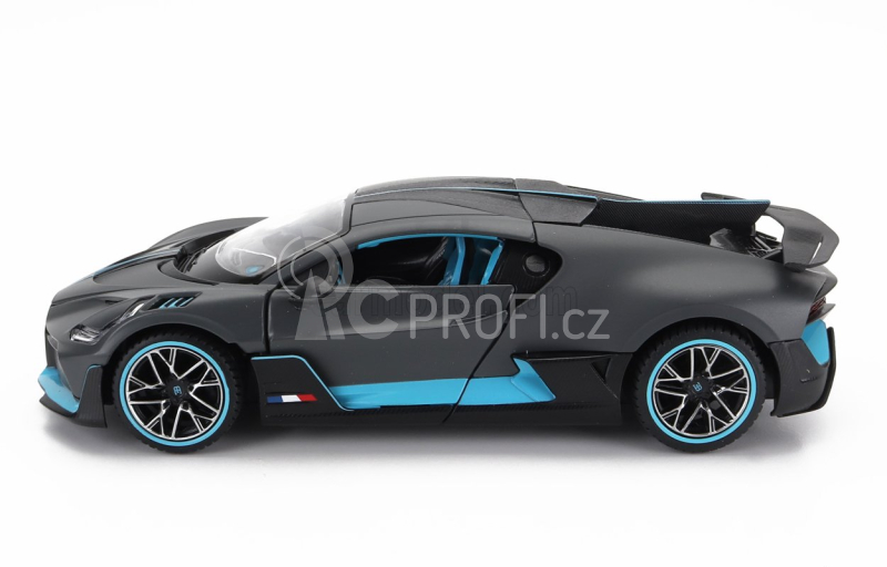Rastar Bugatti Divo 2018 1:24 Šedá Světle Modrá