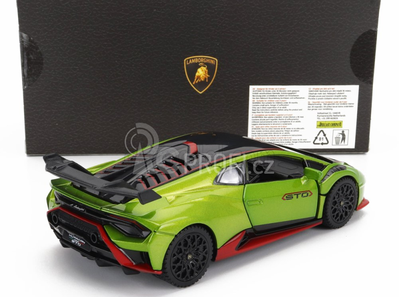 Rastar Lamborghini Huracan Sto Lp640-2 2021 1:32 Zelená Oranžová