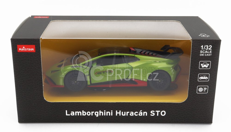 Rastar Lamborghini Huracan Sto Lp640-2 2021 1:32 Zelená Oranžová