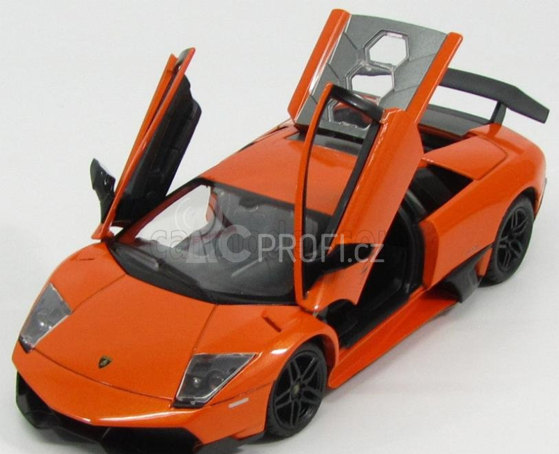 Rastar Lamborghini Murcielago Lp670-4 Sv Superveloce 2009 1:24 Orange Met