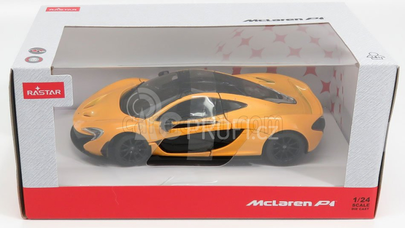 Rastar Mclaren P1 2017 1:24 Žlutá Černá