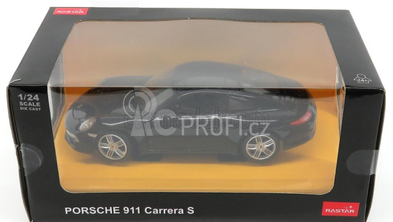 Rastar Porsche 911 991 Carrera S Coupe 2012 1:24 Black