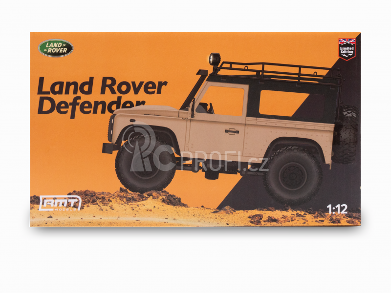 RC auto Land Rover Defender T98 1/12, písková + náhradní baterie