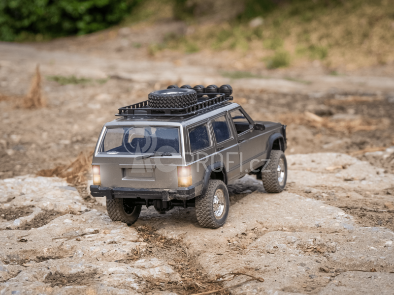 RC auto SUV Legend 4x4 1:12 4WD, stříbrná + náhradní baterie